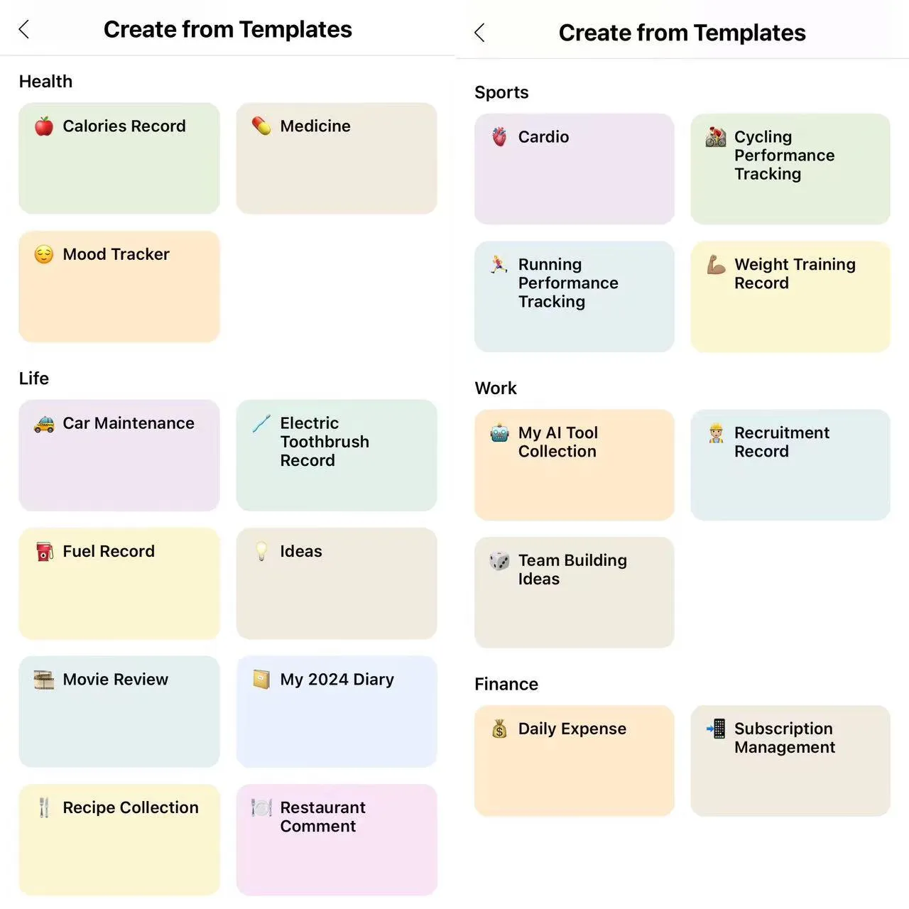 Explore templates, customize your own